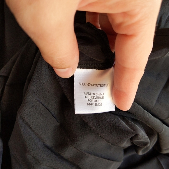 Modcloth 1/2 button collared pleated dress tied wa - Picture 5 of 7